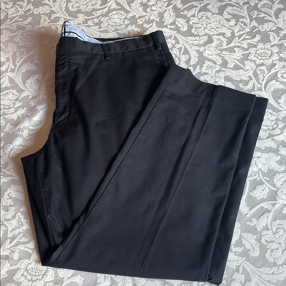 Men's Black Polo Dress Pants